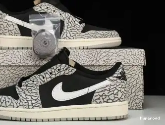 Hyperoad Jordan Black Cement Low 1 OG Retro 0508